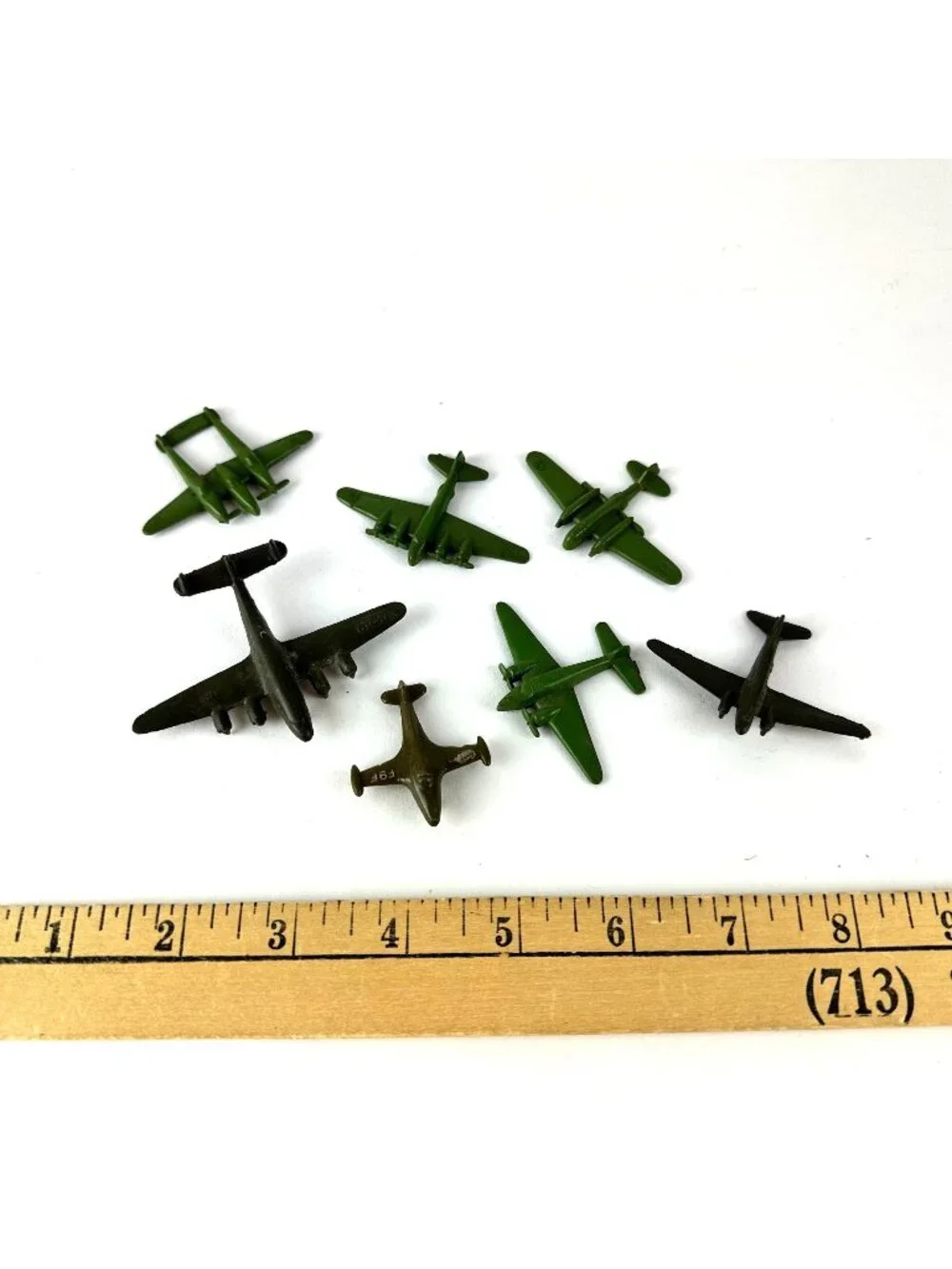 Lot Vintage Plastic Military Planes Toys